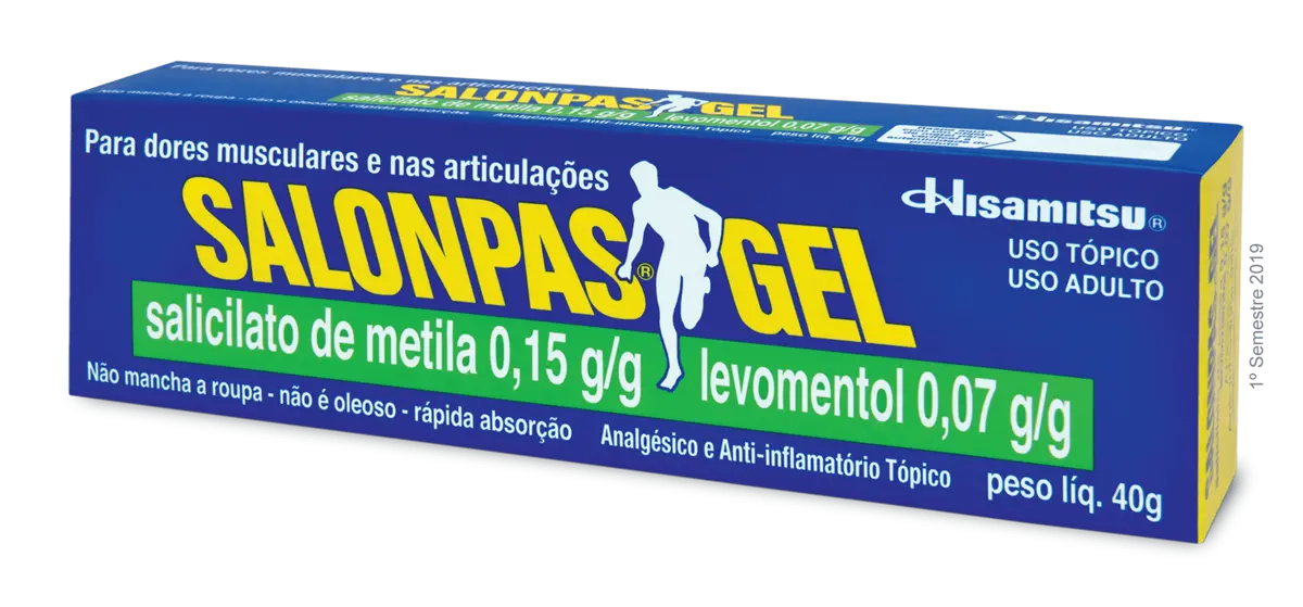 SALONPAS GEL 40GR SALICILATO DE METILA + CANFORA + MENTOL