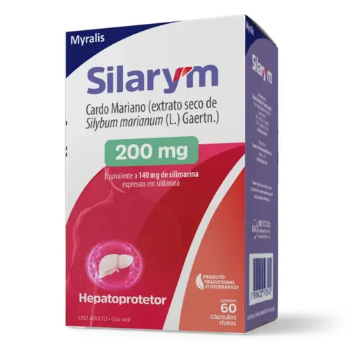 SILARYM 200MG 60 CAPSULAS SILYBUM MARIANUM