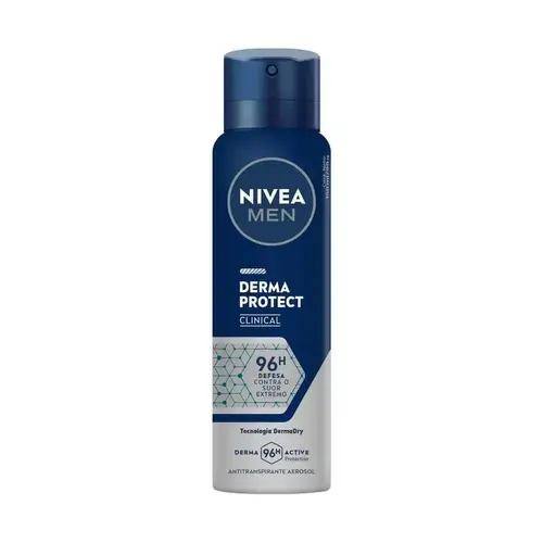DESODORANTE NIVEA DERMA PROTECT CLINICAL MEN AEROSSOL 150ML