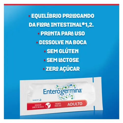 ENTEROGERMINA ADULTO 9 SACHES 2GR ESPOROS BACILLUS CLAUSII
