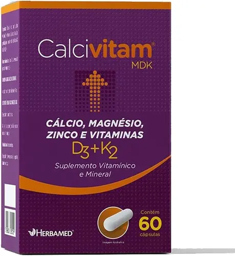 CALCIVITAM MDK 60 CAPSULAS HERBAMED