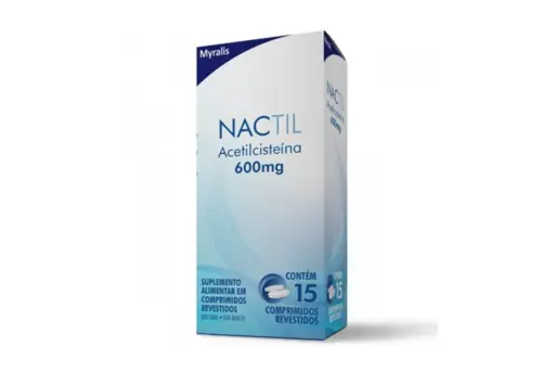 NACTIL 600MG 15 COMPRIMIDOS ACETILCISTEINA