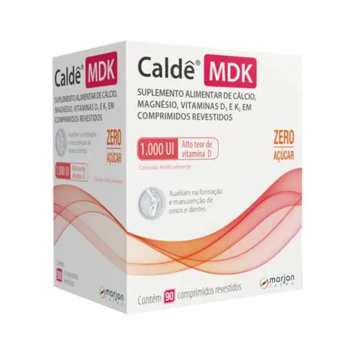 CALDE MDK 1.000UI 90 COMPRIMIDOS CALCIO + MAGNESIO + VITAMINA K2 + VITAMINA D