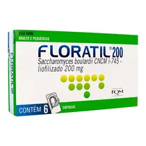 FLORATIL AT 250MG 6 CAPSULAS SACCHAROMYCES BOULARDII