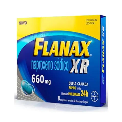FLANAX XR 660MG 8 COMPRIMIDOS NAPROXENO