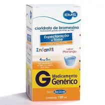 BROMEXINA XAROPE PEDIATRICO 4MG/5ML 120ML GENERICO EMS BROMEXINA