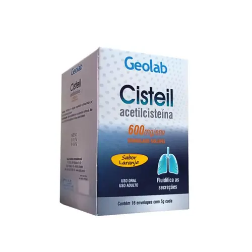CISTEIL 600MG/G 16 ENVELOPES ACETILCISTEINA