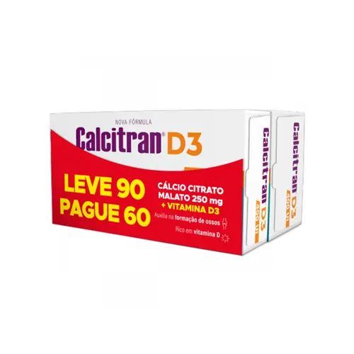 CALCITRAN D3 400UI LEVE 90 PAGUE 60 COMPRIMIDOS