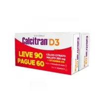 CALCITRAN D3 400UI LEVE 90 PAGUE 60 COMPRIMIDOS