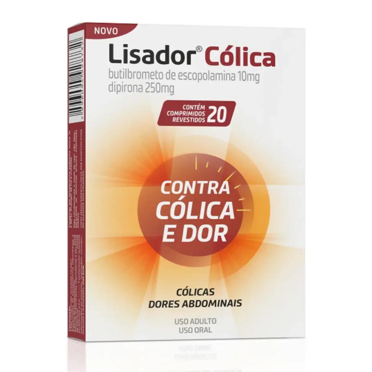LISADOR COLICA 24 COMPRIMIDOS ESCOPOLAMINA BUTILBROMETO + DIPIRONA SODICA