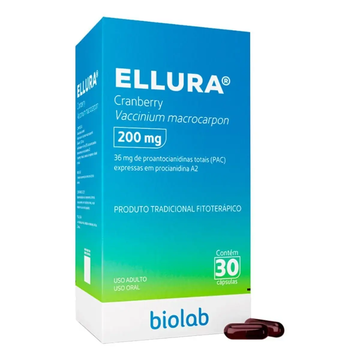 ELLURA 200MG 30 CAPSULAS VACCINIUM MACROCARPON