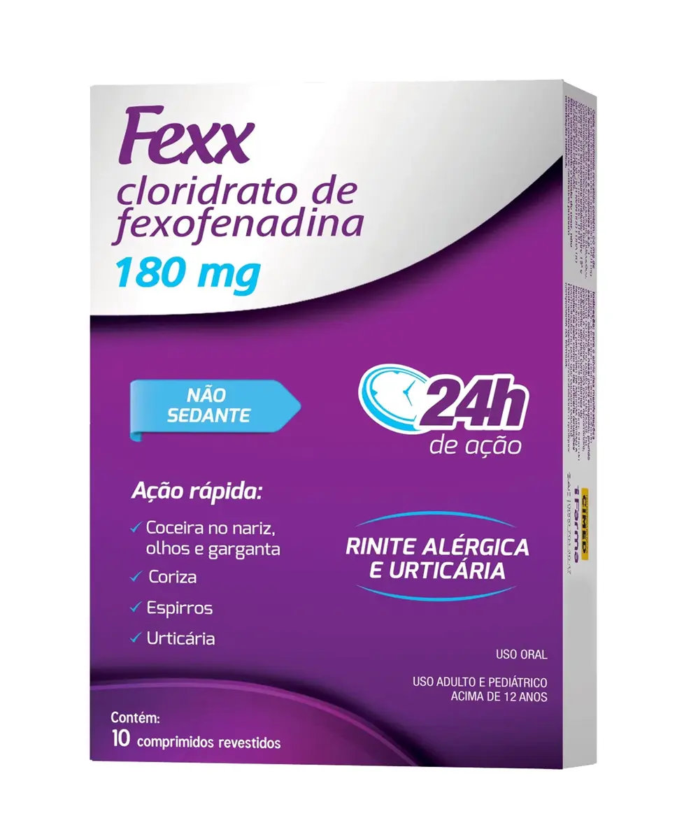 FEX 180MG 10 COMPRIMIDOS FEXOFENADINA CLORIDRATO