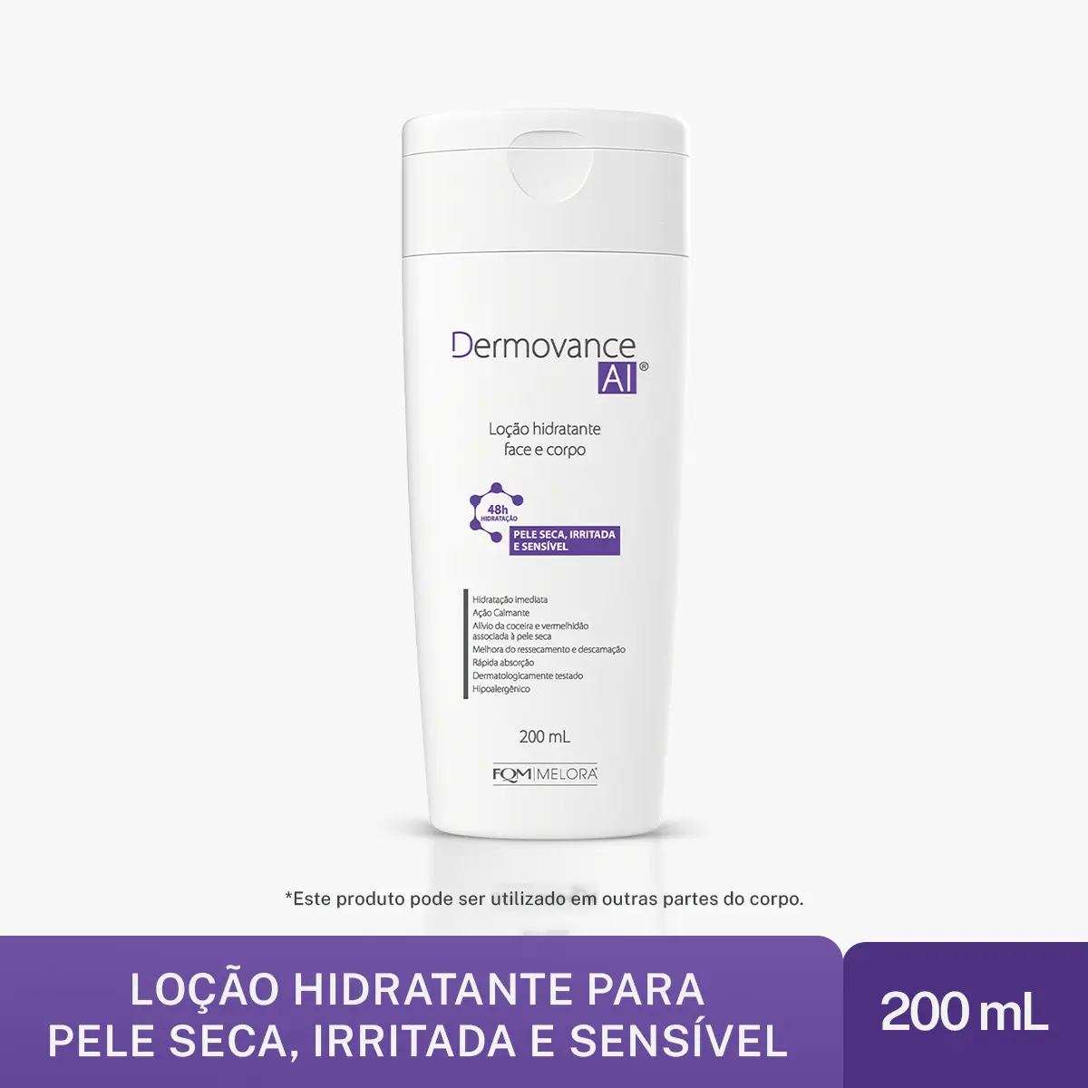 LOCAO HIDRATANTE DERMOVANCE AI 200ML