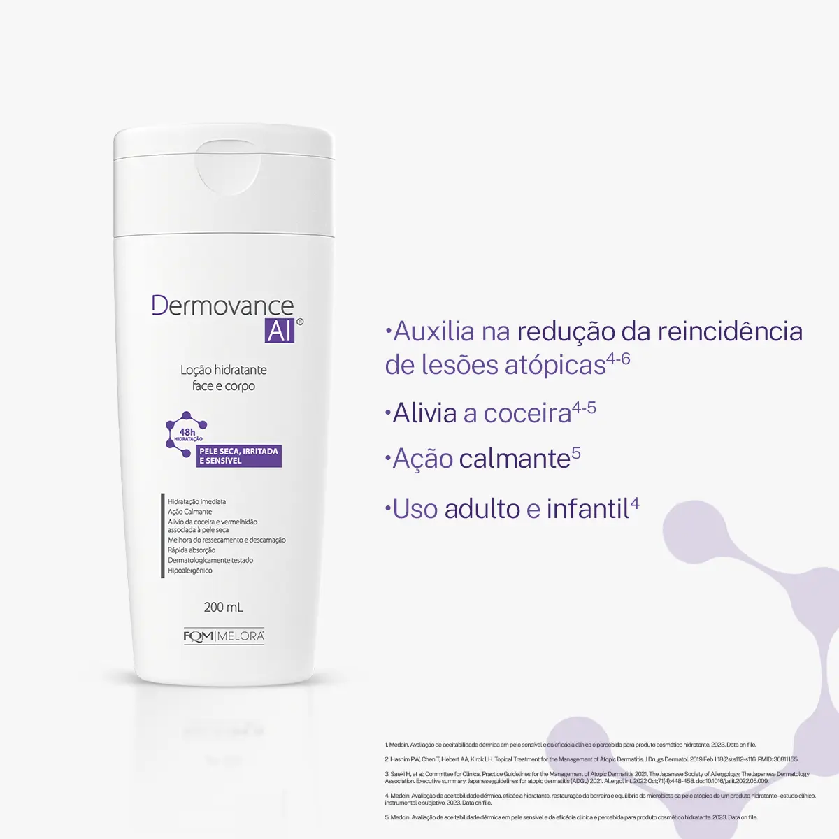 LOCAO HIDRATANTE DERMOVANCE AI 200ML