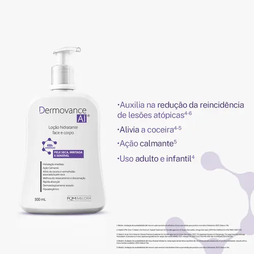 LOCAO HIDRATANTE DERMOVANCE AI 500ML