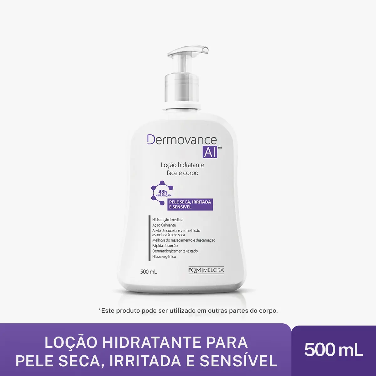 LOCAO HIDRATANTE DERMOVANCE AI 500ML