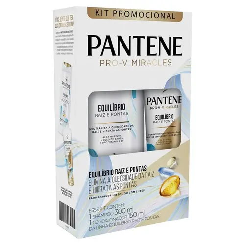 KIT PANTENE EQUILIBRIO SHAMPOO 300ML + CONDICIONADOR 150ML