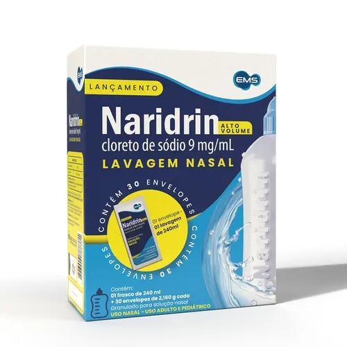 NARIDRIN ALTO VOLUME 30 ENVELOPES REFIL SODIO CLORETO