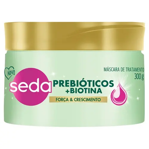 MASCARA DE TRATAMENTO SEDA PREBIOTICOS+BIOTINA 300GR