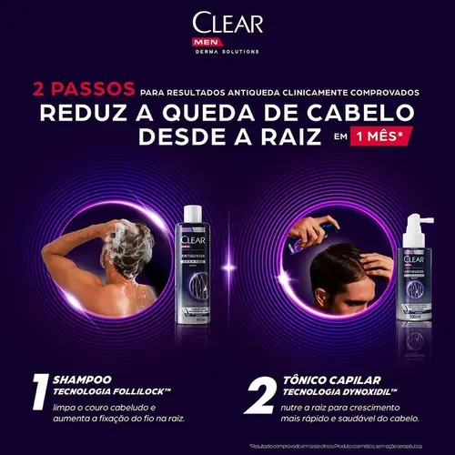 TONICO CLEAR MEN DERMA SOLUTIONS ANTIQUEDA 300ML