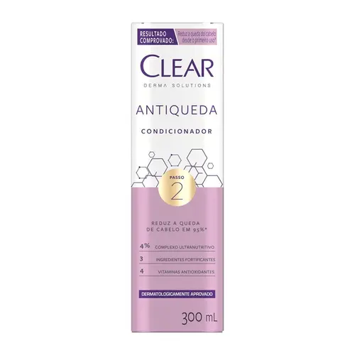 CONDICIONADOR CLEAR DERMA SOLUTIONS ANTIQUEDA WOMAN 300ML