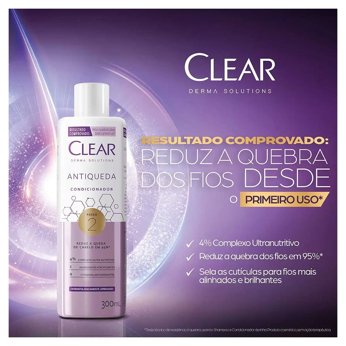 CONDICIONADOR CLEAR DERMA SOLUTIONS ANTIQUEDA WOMAN 300ML