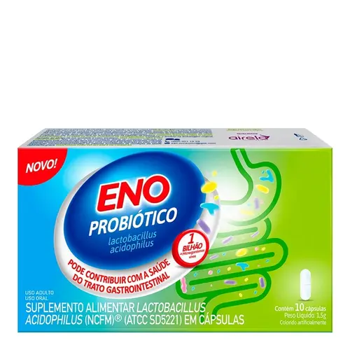 ENO PROBIOTICO 10 CAPSULAS LACTOBACILLUS ACIDOPHILUS