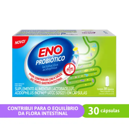 ENO PROBIOTICO 30 CAPSULAS LACTOBACILLUS ACIDOPHILUS