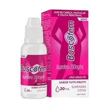 BUSCOFEM 200MG/ML 20ML GOTAS SABOR TUTTI FRUTTI IBUPROFENO