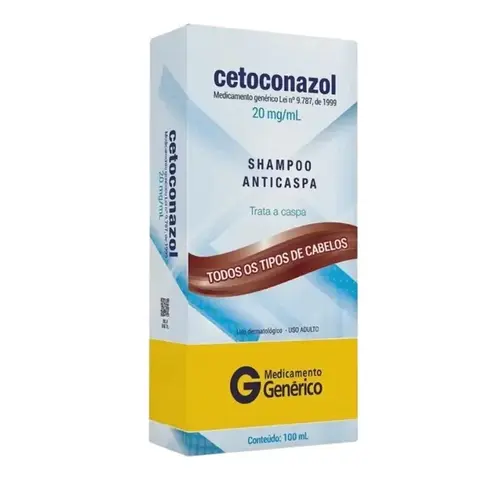 CETOCONAZOL SHAMPOO 20MG/ML 100ML GENERICO CIMED CETOCONAZOL