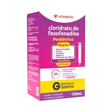FEXOFENADINA 6MG/ML SUSPENSAO 150ML GENERICO VITAMEDIC