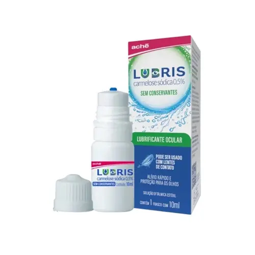 LUBRIS 0,5% 10ML SOLUCAO OFTALMICA CARMELOSE SODICA