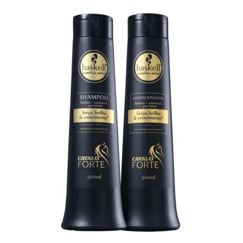 KIT HASKELL PROMOPACK SHAMPOO + CONDICIONADOR CAVALO FORTE  500ML