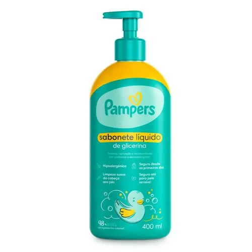 SABONETE LIQUIDO PAMPERS GLICERINA 400ML