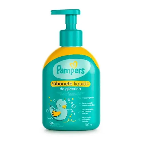 SABONETE LIQUIDO PAMPERS GLICERINA 200ML