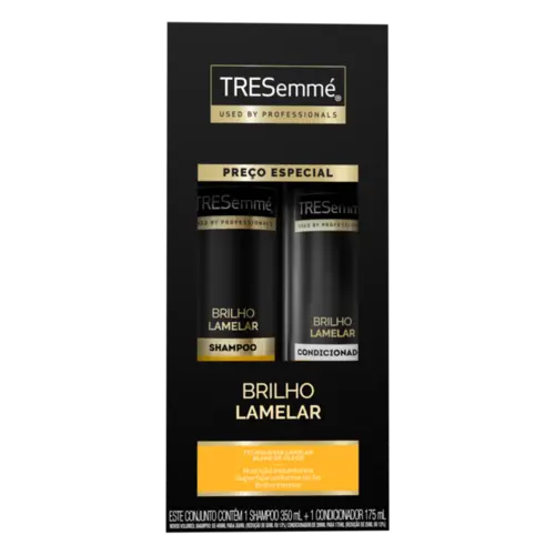 KIT TRESEMME BRILHO LAMELAR SHAMPOO 350ML + CONDICIONADOR 175ML