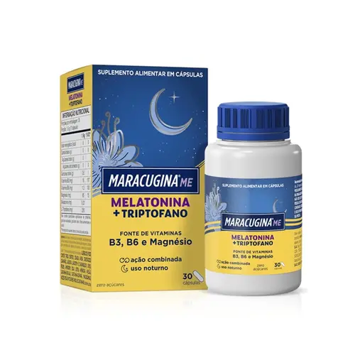 MARACUGINA ME MELATONINA + TRIPTOFANO 30 CAPSULAS MELATONINA