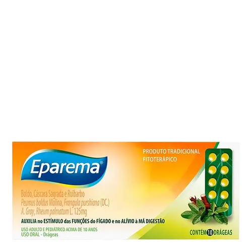 EPAREMA 10 DRAGEAS