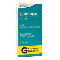 MEBENDAZOL 100MG 6 COMPRIMIDOS GENERICO BELFAR MEBENDAZOL