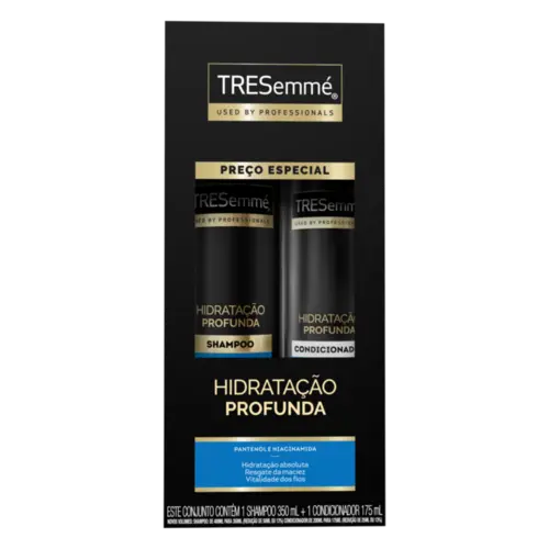KIT TRESEMME HIDRATACAO PROFUNDA SHAMPOO 350ML + CONDICIONADOR 175ML