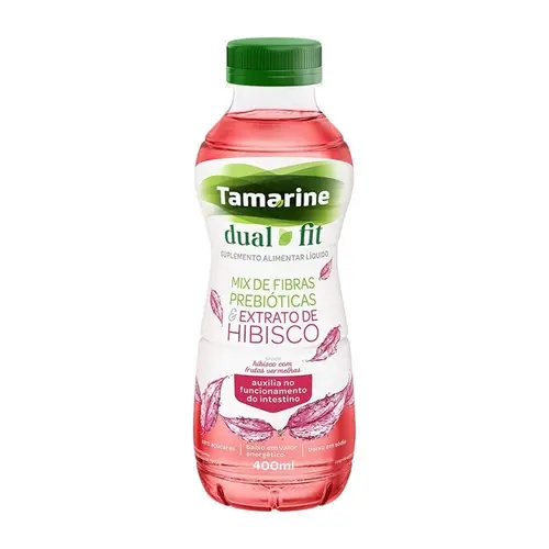 TAMARINE DUAL FIT SABOR HIBISCO E FRUTAS VERMELHAS 400ML