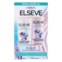 KIT ELSEVE PURE HIALURONICO SHAMPOO 375ML + CONDICIONADOR 170ML