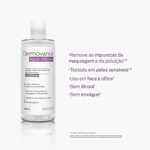 AGUA MICELAR DERMOVANCE 250ML