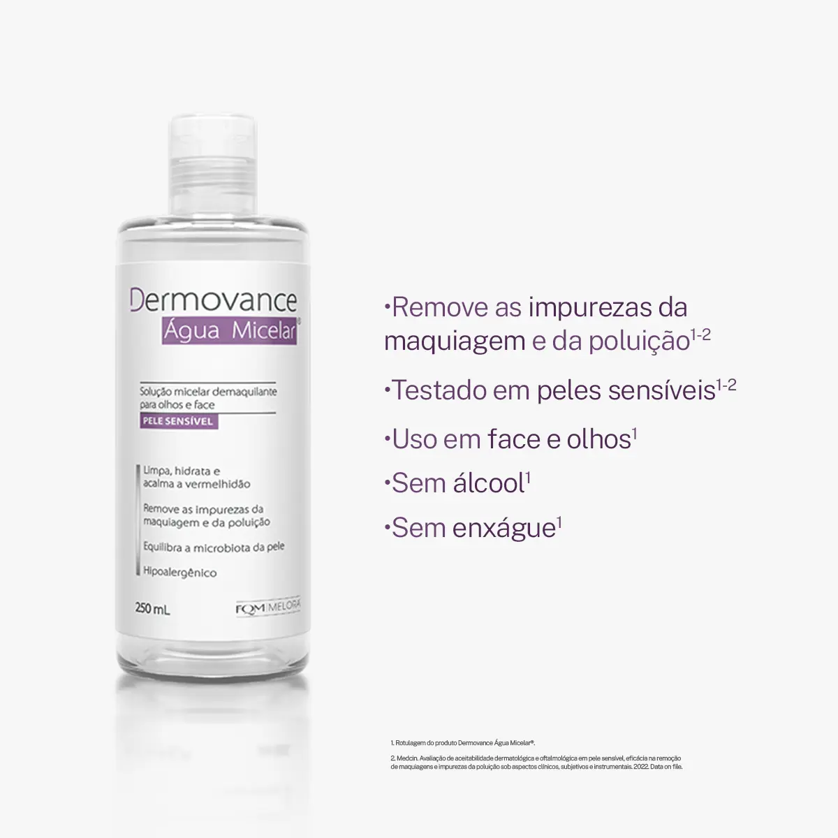 AGUA MICELAR DERMOVANCE 250ML