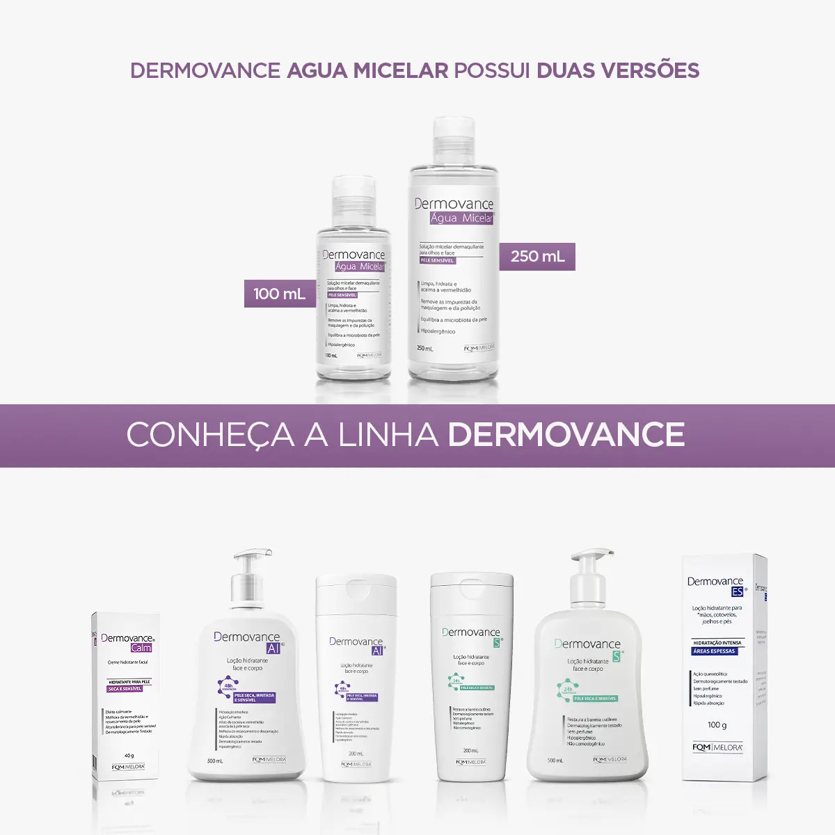 AGUA MICELAR DERMOVANCE 250ML