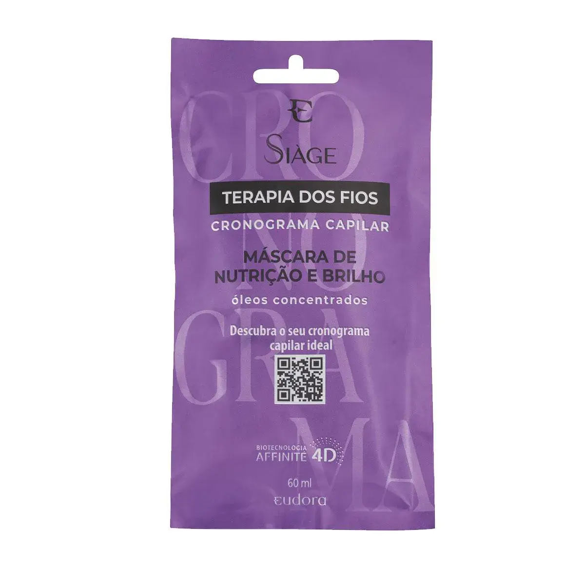 MASCARA SIAGE NUTRICAO TERAPIA DOS FIOS SACHE 60ML
