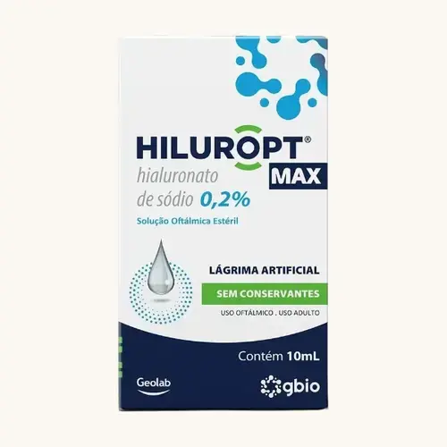 HILUROPT MAX 0,2% SOLUCAO OFTALMICA 10ML HIALURONATO DE SODIO