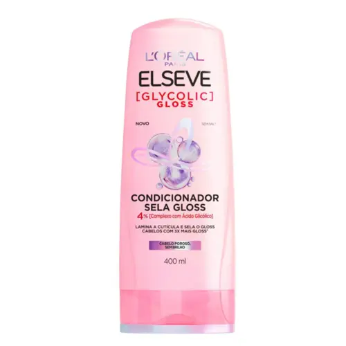 CONDICIONADOR ELSEVE GLYCOLIC GLOSS 400ML