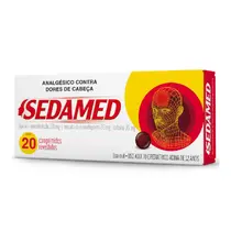 SEDAMED 20 COMPRIMIDOS DIPIRONA + ISOMETEPTENO + CAFEINA