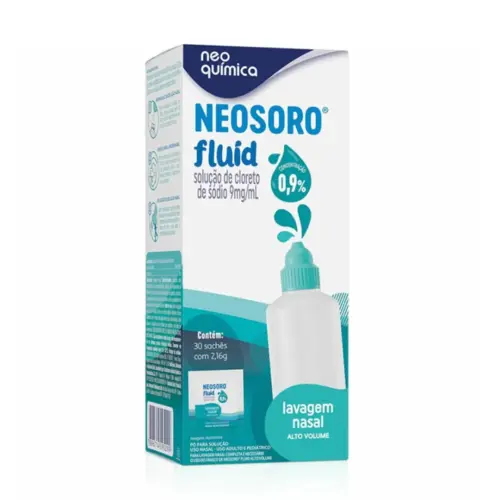 NEOSORO FLUID 0,9% ALTO VOLUME 30 SACHES SODIO CLORETO